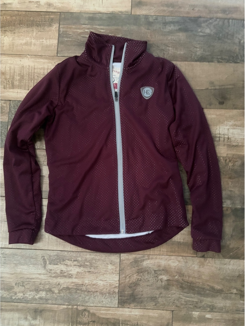 Horseware Triona Track Jacket Zipper Maroon Size Small